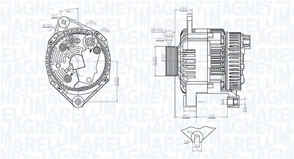 MAGNETI MARELLI Generaator 063733874010